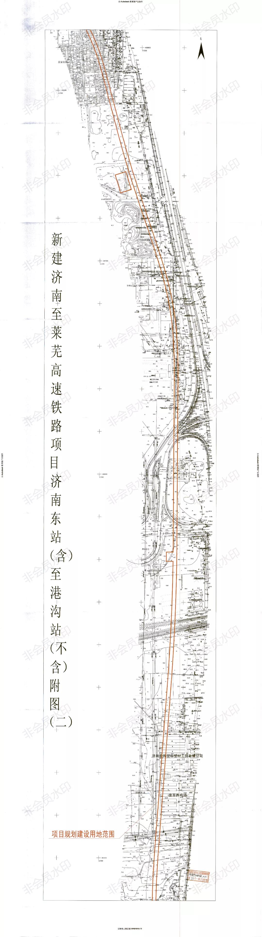 济南新冻结三个地块！济莱高铁征地范围确定