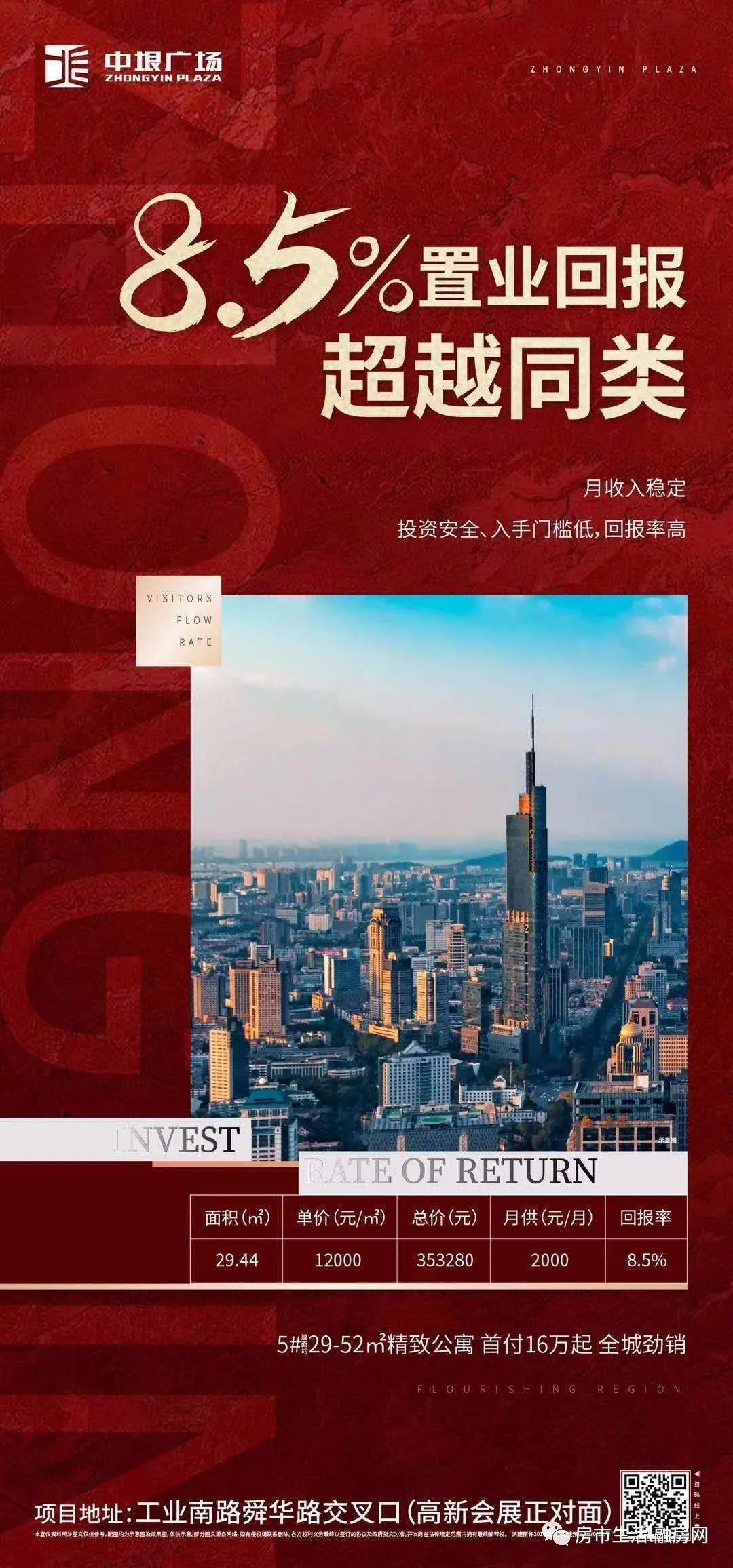 实探超高回报率的中垠广场，6号楼加推去化惨淡