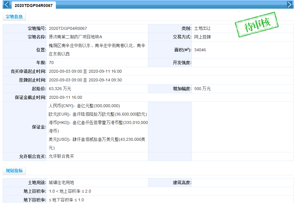 9.14济南土拍|中海/中建等成功拿地，多宗地块溢价成交