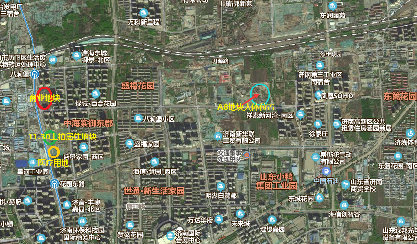 济南又双叒供地8宗，盛福居住地块楼面价8214元起